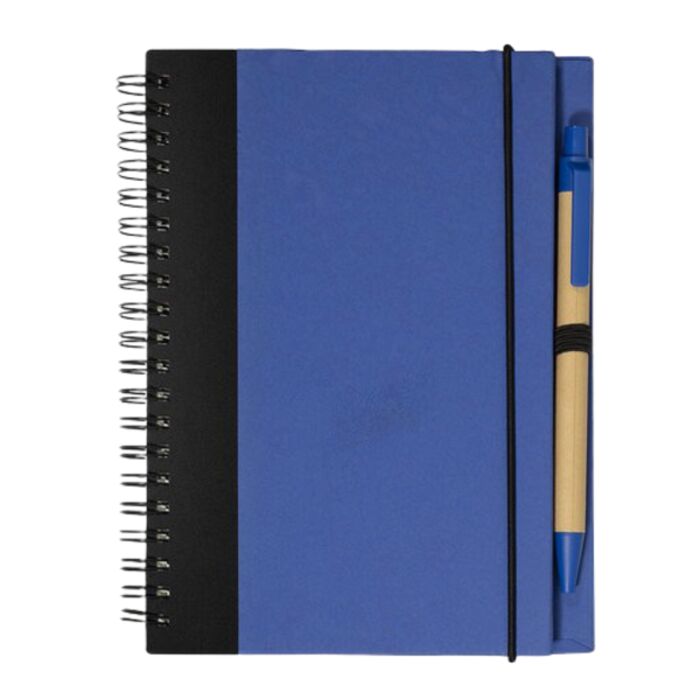 Contrast Paperboard Spiral Notebook & Pen 5.5" X 7.125" Thumbnail