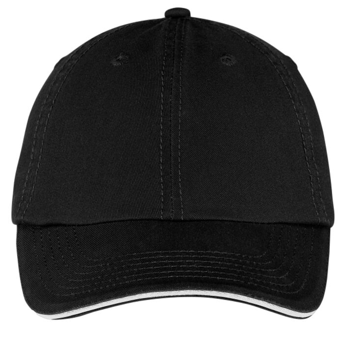 Port & Company Washed Twill Sandwich Bill Cap Thumbnail